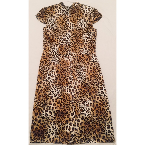 Tahari Cheetah Print Dress - Picture 2 of 3